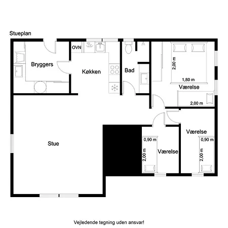 Modernized Ground Floor In Stadil